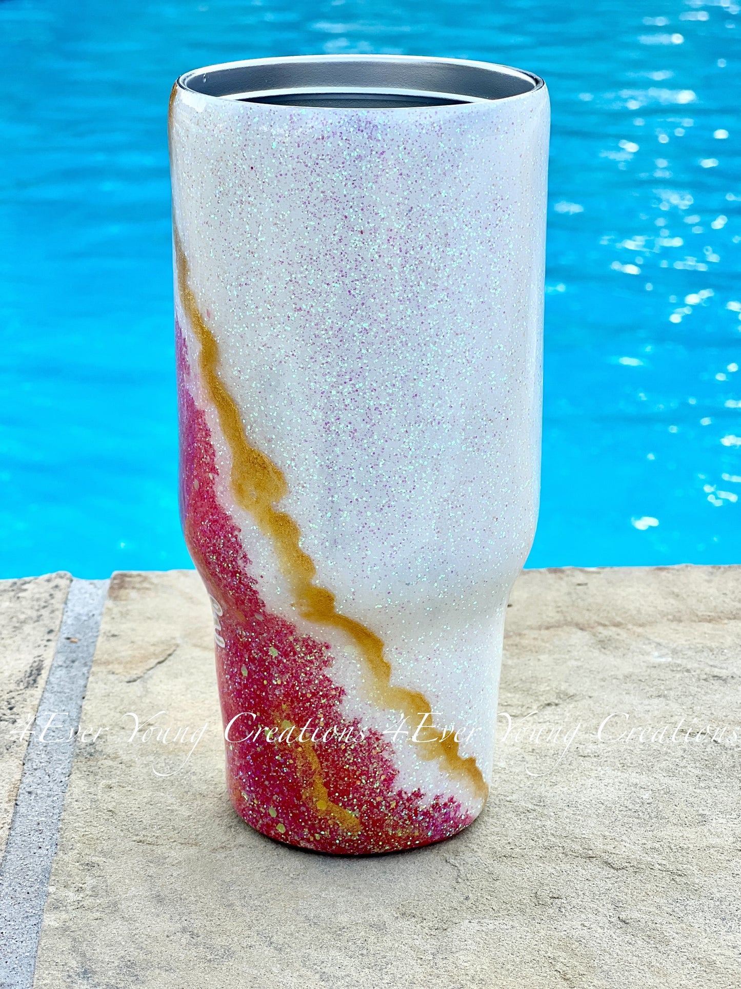 Geode style 'Dreamer' handled tumbler